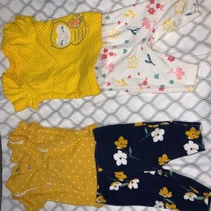 2 babygirl sets